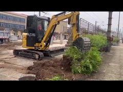 الحفرة الثانوية Cat 303 الحفرة الصغيرة 0.12m3 دلو 3600kg الوزن للاستخدام في البناء