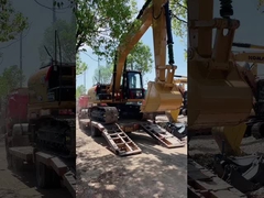 بناء CAT315 حفرة صغيرة مستعملة 0.65m3 دلو 13990 كجم الوزن