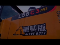 نوع الإطارات محمول عجلات مستعمل SHANTUI L58C3 موثوق به مع الصيانة الجيدة